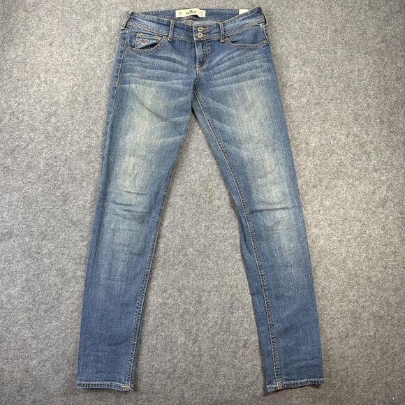 Hollister Denim - Hollister Jeans Womens 5R Blue Low Rise Skinny SoCal Stretch Denim 27x30